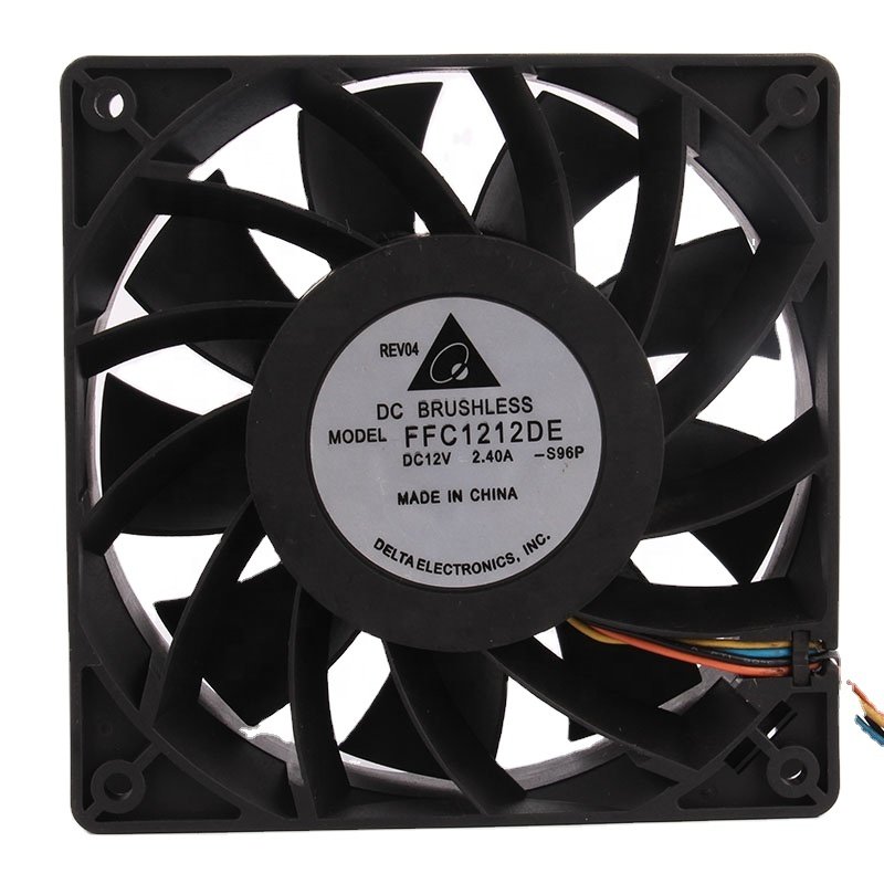 Delta 24V 48V DC12V 2.40A EC AC 120x120x38mm 12038 12CM Violent High air Volume Server Heat Dissipation FFC1212DE Cooling Fan